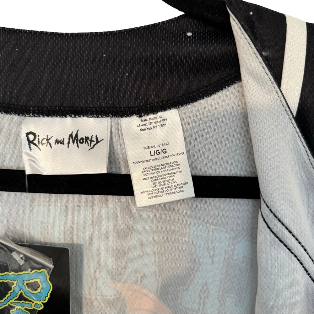 🔥🔥Rick And Morty Trippy Cosmic Baseball Jersey - Picture 9 of 9